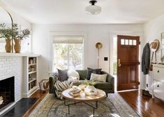 the living room is clean and ready to be used as a place for family members