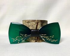 This is a stylish and handmade bow tie. Bow tie size: Length 11 cm  Widh 4,5 cm Please indicate your phone number when ordering, as required by my delivery service. Elegant Green Bow For Gifts, Elegant Green Bow As A Gift, Dapper Butterfly Knot Bow As Gift, Dapper Bow Tie With Decorative Bow For Gifts, Dapper Decorative Bow Tie As Gift, Dapper Bow Tie As A Gift, Dapper Green Bow Tie, Unusual Gifts For Men, Unique Bow Tie