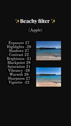 the beach filter app for iphone