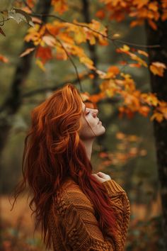 Blonde Hair Autumn, Fall Hair Colors For Redheads, Color Ideas For Redheads, Hair Color Ideas For Redheads, Red And Copper Hair, Autumn Red Hair, Violet Red Hair, Colors For Redheads, Red Hair With Blonde