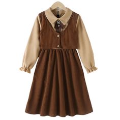 Collarless Shirt, Preppy Dresses, Suspender Skirt, Stylish Sweaters, Corduroy Dress, Wholesale Dress, Turndown Collar, Online Dress Shopping, College Fashion