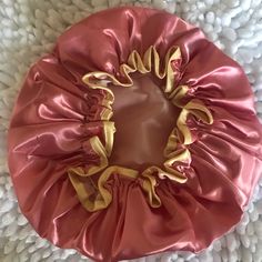 Shower Cap And Satin Sleep Cap All In One. Shower Cap, All Hair Types, Hair Types, Baby Car Seats, Pink Ladies, All In One, Hair Accessories, Sleep, Satin