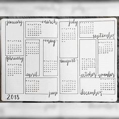 Bullet Journal Future Log To Plan A Successful Year | Masha Plans Future Log Bullet Journal, Bullet Journal Yearly, Future Log, Bullet Journal Page, Bullet Journal 2020, Bullet Journal 2019, Year At A Glance