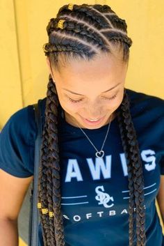 Stunning Cornrow Braids To Look Like A Magazine Cover ★ Cornrows Ideas, Sunkissed Hair, Cornrows Braids For Black Women, Mom Cut, Chunky Highlights, Braided Hairstyles For Black Women Cornrows, African Hair Braiding Styles, Hair Brunette