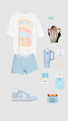 Cute Outfits With Nike Pros, Selfcare Workout, School Camp, Preppy Fall Outfits, Skincare Selfcare, Beachy Outfits, Preppy Summer Outfits, Preppy Style Summer, Casual Preppy Outfits