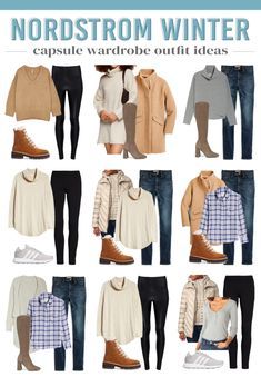 Winter 2023 Capsule Wardrobe, Womens Winter Outfits Cold Weather, Winter Outfit Ideas For Women Casual, Winter Outfit Ideas For Women Cold, Freezing Cold Winter Outfits, Winter Warm Outfits Cold Weather, Winter Outfits 2023 Women, Scandinavian Winter Outfits, Warm Cozy Outfits