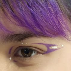 Purple Eyeliner, Swag Makeup, Cool Makeup Looks, Dope Makeup, Graphic Liner