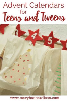 Fun Advent Calendars your Teens and Tweens Are Sure to Love - Homeschooling with Mary Hanna Wilson School Advent Calendar, Activity Advent Calendar, Homeschooling Teenagers, Catholic Advent, Christmas Sunday, Advent Crafts