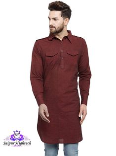 Designer Party Wear Punjabi Style Kurta For Man | Handmade Button Down Tunic Ethnic Summer Outfit | Comfortable Tops Summer Men's Clothing Kurta For Man, Punjabi Style, Kurta Top, Outfit Comfortable, Kurta Style, Tunic Designs, Indian Kurta, Ethnic Looks, Comfortable Tops