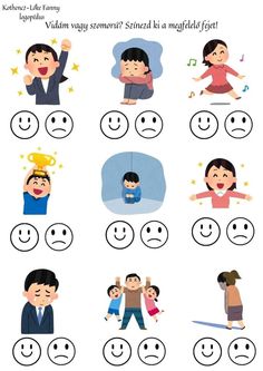 an image of people with different expressions on their faces and feelings in the same language