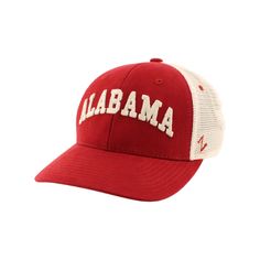 a red and white hat with the word,'i love obama'on it