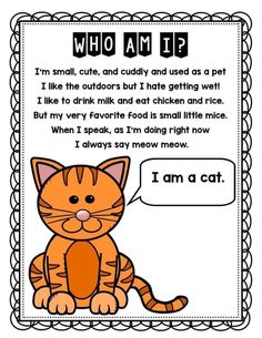 an orange cat with the words who am i?