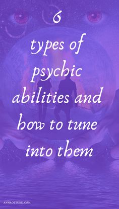 Quite often when it comes to psychic abilities the first one which usually comes in mind is clairvoyance. However there are more then that. And I believe that we all have at least one, just not all… Psychic Development Exercises, Psychic Empath, Psychic Intuition, Signs From The Universe, Emotional Freedom