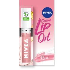 Nivea Lip Gloss, Lip Oil Nivea, Gloss Nivea, Best Lip Oils, Nivea Lip Oil, Glow Lip Oil, Nivea Lip Balm, Alat Makeup, Rose Lip