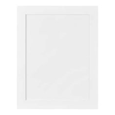 an empty white frame on a white background