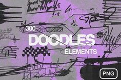 the cover art for doodles elements