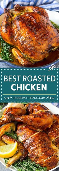 the best roasted chicken recipe with lemons and herbs