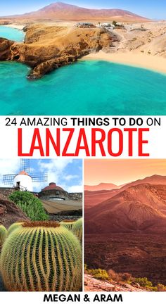 the cover of an amazing book about lanzarote and other things to do in lanzarote