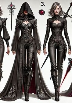 Elven Clothing Women, D&d Armor, Villain Outfits Design, Villain Clothing, Villain Dresses, Villain Costumes, Smart Casual Menswear, Warrior Outfit, Fair Outfits