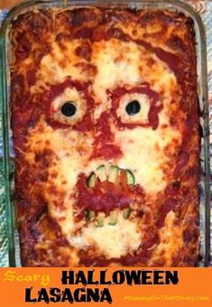 a pizza with an image of a face on it