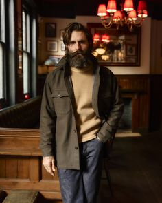 FULLCOUNT's newest arrivals include heavy CPO shirts, understated waffle sweaters, and of course, some incredible quality denim. Check out our collection in-store or online! Winter Deck, Ricki Hall, Japanese Selvedge Denim, Waffle Sweater, Selvedge Denim, Premium Brands, Clothing Co, Leather Care, Khaki Green