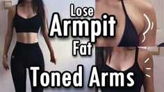 Get rid of Armpit Fat, Back Fat and Arms fat (especially underarm)! I found these exercises super effective in toning up our upper body and building up our s... Intense Upper Body Workout, Armpit Workout, Toned Workout, Lose Armpit Fat, Upper Body Workout Routine, Body Workout Routine, Armpit Fat Workout, Small Waist Workout