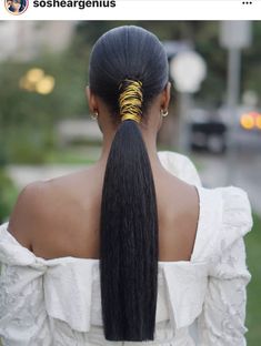 Elegant Ponytail Hairstyles Black Women, Bridesmaids Ponytail Hairstyles, Low Pony Hairstyles Black, Elegant Black Hairstyles, Braided Low Ponytail, Sleek Hairstyle, Sleek Ponytail Hairstyles, Black Ponytail Hairstyles, Haute Hair