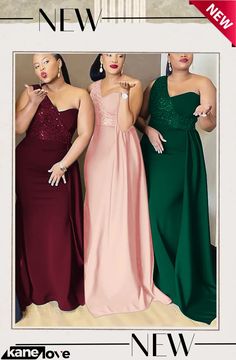 African Ladies Slash Shoulder Sexy Long Dress Trailing Formal Party Evening Dress Pink Dress For Prom Season Club, Pink Maxi Length Dress For Club, Pink Maxi Dress For Club, Pink Sheath Party Maxi Dress, Pink Sheath Maxi Dress For Party, Green Sheath Maxi Dress For Party, Pink One-shoulder Maxi Dress For Party, Designer Evening Dresses, Curvy Dress