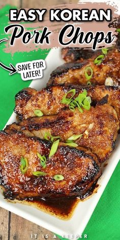 easy korean pork chops save for later with the help of an expert cookbook