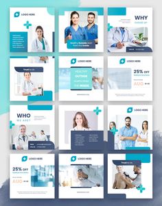 medical powerpoint presentation template with doctors and nurses in the backgroung background