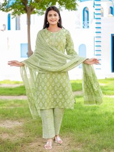 Cotton Kurta Jaipuri print with Rayon bottom and dupatta Spring Straight Kurta Sets With Dupatta, Spring Sets With Straight Kurta And Dupatta, Cotton Sets With Sheer Dupatta For Navratri, Festive Bandhani Print Sets For Spring, Festive Spring Sets With Bandhani Print, Bandhani Print Straight Kurta Sets For Summer, Summer Bandhani Print Sets With Straight Kurta, Green Cotton Sharara With Sheer Dupatta, Cotton Sets With Sheer Dupatta For Festivals