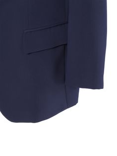 Blue single-breasted polyester blazer with lapel collar, side patches, welt pocket.Composition: 100% POLYESTER Blazer Blue, Full Look, Sneaker Wedge, Jeans Jumpsuit, Yoga Wear, Skirt Suit, Lapel Collar, Dress Codes, Luxury Boutique