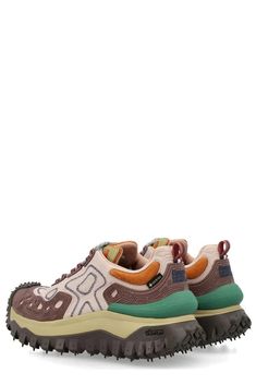 Dimensions: Sole: 4.5cm 100% Polyamide, 100% Elastodiene Made in Vietnam Designer Model Number: I209D4M00010M3275 Designer Colour: 51K Green Sneakers With Textured Sole For Outdoor Activities, Sporty Brown Flat Sneakers, Sneakers With Abzorb Midsole For Outdoor Activities, Textured Sole Lace-up Running Shoes For Outdoor Activities, Outdoor Flat Sneakers With Rubber Sole, Outdoor Slip-on Sneakers With Studded Rubber Outsoles, Functional Sneakers With Vibram Sole, Functional Sneakers With Vibram Sole And Round Toe, White Running Shoes With Vibram Sole And Round Toe