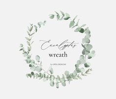 a wreath with leaves and the words, one light's wrearh on it