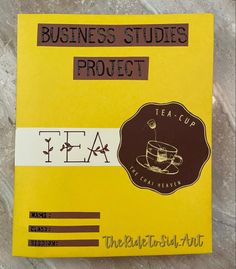 the business studies project tea cup special reward book