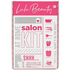 Get GORGEOUS at home faster than your mocha frappe! No one has to know that the celebrity stylist who gave you that STUNNING look was in fact YOU! LULU BEAUTY AT HOME SALON KIT CONTAINS: 1 Color Mixing Bowl 2 Croco Clips 1 Wide Color Brush 2 Disposable Gloves 1 Disposable Cape 1 Hair Color Remover Wipe NO APPOINTMENT NECESSARY For IMPECCABLE all-over hair color, follow these 6 easy steps: SECTION HAIR: Using the Croco Clips, section and clip hair into quadrants. PUT ON YOUR GEAR: Put on your Glo At Home Salon, Section Hair, Waxing Kits & Supplies, Mocha Frappe, Hair Color Remover, Hair Care Gifts, Colour Remover, Diy Hair Color, Color Brush