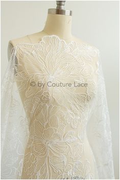 Are you searching for exquisite floral bridal lace, floral French lace, or off-white flower lace for your dream wedding gown? Look no further! Our collection features a stunning array of couture lace options that will elevate your wedding attire to new heights. Whether you desire a delicate floral pattern or a timeless design, our floral wedding lace is meticulously crafted to make your gown truly unforgettable. Explore our exclusive range of couture lace today and let your bridal vision come to Lace Couture, Flower Lace Fabric, Berta Bridal, Bridal Lace Fabric, Embroidered Lace Fabric, Wedding Lace, Lace Material, Flower Lace, Lace Bridal