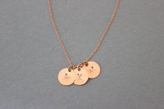 Initial necklace, Letter necklace, sister gift, gift for mom, bridesmaid gift, dainty necklace, deli Necklace Sister, Disk Necklace, Initial Disc Necklace, Delicate Gold Necklace, 16 Inch Necklace, Dainty Gold Necklace, Tiny Studs, Disc Necklace, Gift For Friend