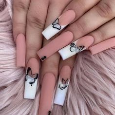 SPECIFICATIONSType: Full Nail TipsOrigin: Mainland ChinaNumber of Pieces: ComboItem Type: False NailApplication: Finger Butterfly Nail Designs, Fake Nails Long, Manicure Tips, Coffin Press On Nails, Acrylic Nails Coffin Short, Butterfly Nail, Nails Long, Artificial Nails