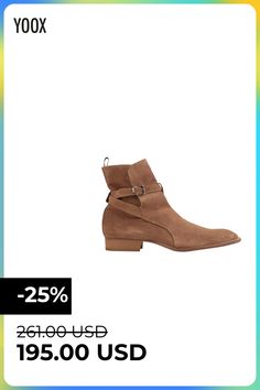 suede effect, no appliqués, solid color, buckle fastening, round toeline, square heel, leather lining, leather sole, contains non-textile parts of animal origin, small sized , Color: Brown , Size: 7 Boots Men, Ankle Boot, Ankle Boots, Size 7, Buckle, Solid Color, Square, Boots, Heels