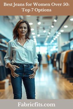 Rediscover denim with the best jeans for women over 50! 👖✨ Check out the top 7 options that blend comfort, style, and a flattering fit. From timeless classics to modern cuts, these jeans are perfect for every occasion. Stay confident and chic at any age! 💃 #JeansForWomen #FashionOver50 #DenimStyle #TimelessFashion