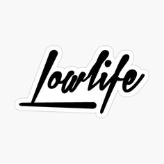 the word loaffe written in black ink on a white background sticker is shown