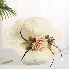 Brand Name:streetsangelsus,Applicable Scene:Casual,Gender:Unisex,Feature:Sun protection,Applicable Season:Four Seasons,Material:Straw, White Sun Hat For Spring Outdoor, White Sun Hat For Beach Season Sunbathing, Adjustable White Sun Hat For Vacation, White Spring Sun Hat For Outdoor Use, White Bohemian Sun Hat For Outdoor, White Bohemian Straw Hat For Outdoor, White Straw Hat For Spring Sunbathing, White Straw Hat For Sunbathing In Spring, White Bohemian Outdoor Sun Hat