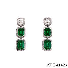 These High quality Colombian Emerald Earrings are a unique beauty that will make you stand out for any occasion. This piece is one of a kind and is a piece you can find nowhere else and is the perfect Elegant gift. This pair of highly elegant and Vivid green Colombian Emerald Earrings have been hand crafted with a total weight of 4.49 carats of beautiful sparkling Colombian Emeralds from the deepest and most natural mine in Colombia. Aside from the magnificent Colombian Emeralds of this fine Jew Colombian Emeralds, Unique Beauty, Emerald Earrings, Princess Diamond, White Diamonds, Elegant Gift, Diamond White, Turquoise Ring, Jewelry Pieces