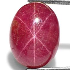 Vietnam Star Ruby, 7.45 Carats, Magenta Red Oval Color Magenta, Star Ruby, Red Star, The Star, All Natural, Vietnam, Ruby, Pure Products, Gemstones