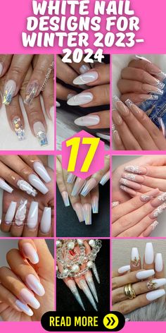 Yellow and White Nail Designs for Winter 2023-2024 - Sunny Elegance: Embrace sunny elegance with yellow and white nail designs for winter 2023-2024. Whether you opt for short oval or long stiletto nails, this combination is cheerful. Combine bright yellow and snowy white shades with charming snowflake patterns for a look that's vibrant and delightful. White French Manicure, Nail Designs For 2023, Matte White Nails, Classy Nail Art Ideas, Grey Nail Polish, Gold Nail Polish, Elegant Nail Designs