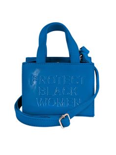 PBW - Patent Leather Mini Bag (Turquoise) | CISE: The PBW bag makes an impact. A piece for the brave and bold.