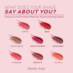 Lipstick Marketing Ideas, Lipstick Content Ideas, Mary Kay Supreme Hydrating Lipstick, Lipstick Ad, National Lipstick Day, Mary Kay Marketing, Mary Kay Skin Care, Beauty Advertising