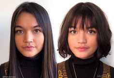 Bangs for Round Face Shapes: 22 Flattering Haircuts Face Ideas, Bangs For Round Face, Round Face Shape, Round Face Haircuts, Short Hair Styles For Round Faces, Fringe Hairstyles, Hair Design