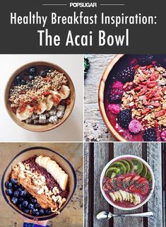 healthy breakfasts inspired by the acai bowl